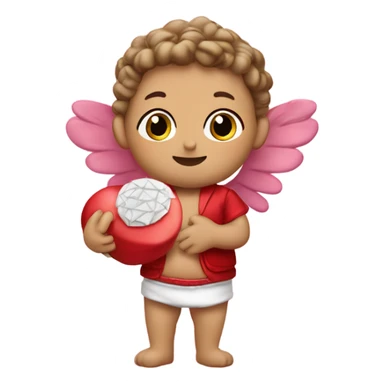 Cupid with yarmulke ￼ sticker
