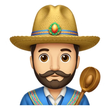 Un señor con sombrero y barba al estilo culiacan  sticker