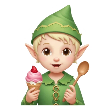 
baby elf with strawberry ice cream




 sticker