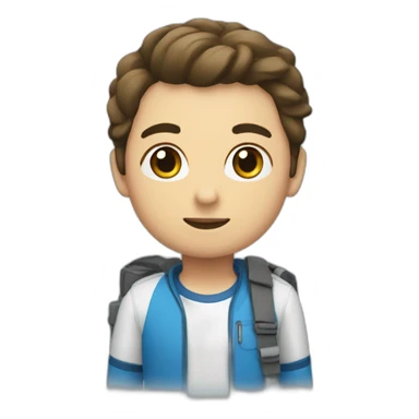 Pitufina azul sticker