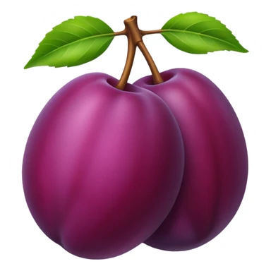 Plum sticker