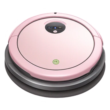 Pale pink Roomba Vacuum sticker