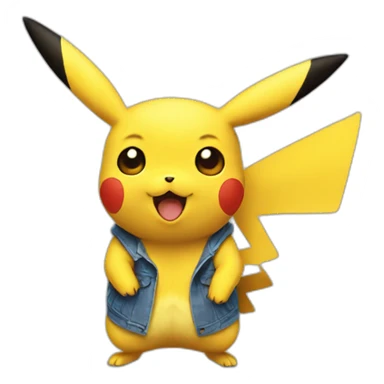 Pikachu emoji sticker