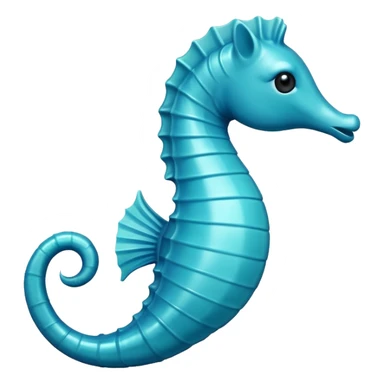 make a blue seahorse emoji  sticker