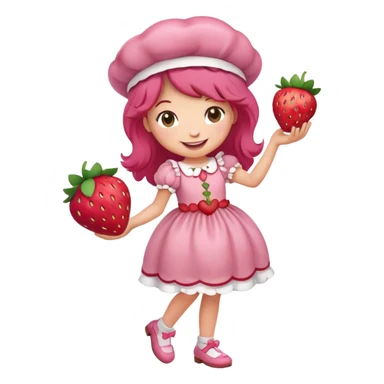 strawberry shortcake (2003) sticker