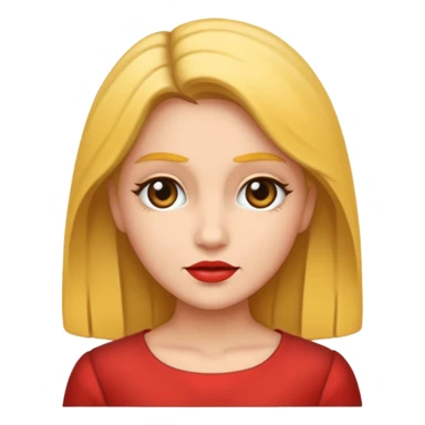 Actress dramatic faint backwards  sticker