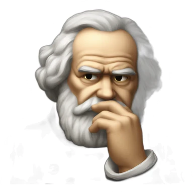 karl marx double facepalm sticker