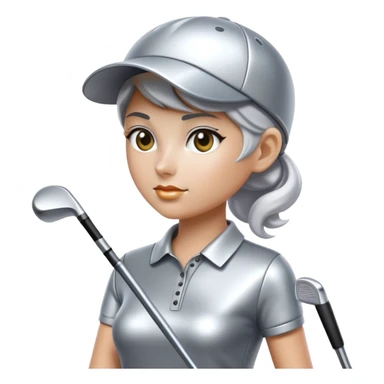 sorayama golfing sticker