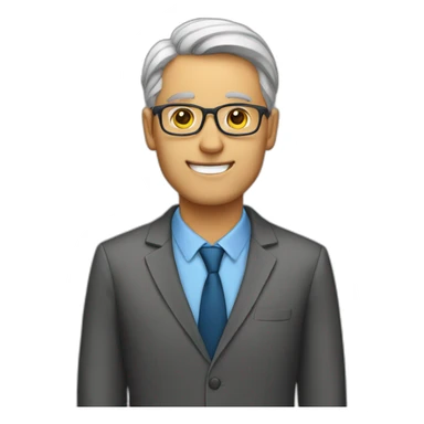 Male teacher sticker