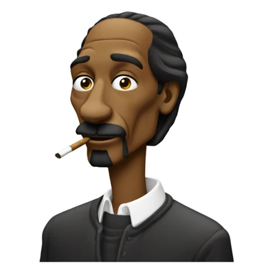 Snoop dog smoking  sticker