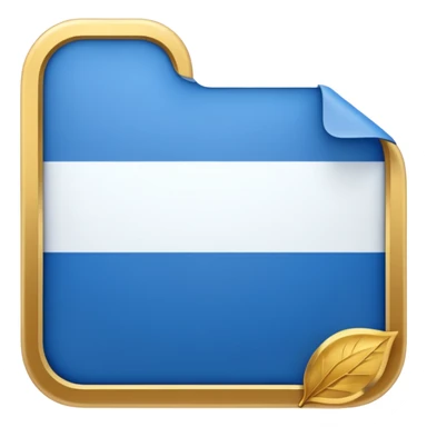 generate a calender page with november 22 written on it, an ios styled icon , background free , blue and gold and white colors sticker