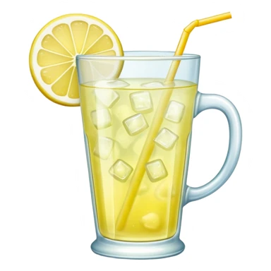 Ice cold glass of lemonade sticker