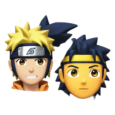 Naruto uzumaki with sharinghan  sticker
