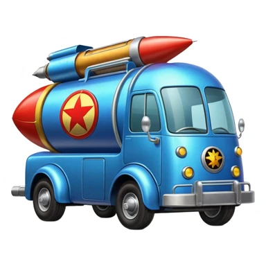 Heroic SuperBug Ron’s exterminator superminator antique rocket powered moving van (motto: Killing bugs is fun) sticker