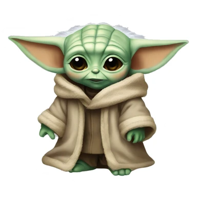silindir şapkalı baby yoda sticker