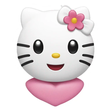 Hello Kitty Smiling sticker