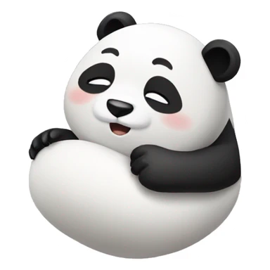 Panda falling asleep  sticker