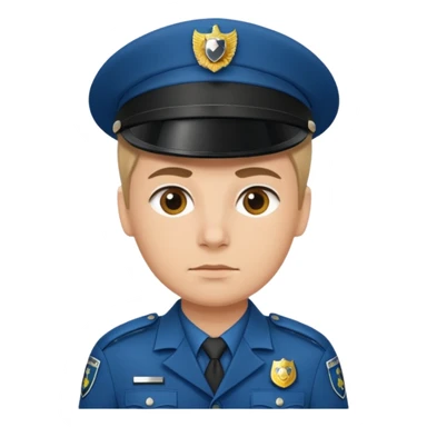 German police var sticker