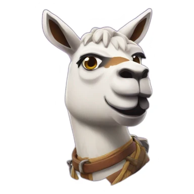 Lama of Fortnite sticker