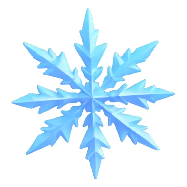 ice crystal sticker