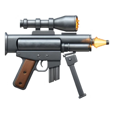 machine gun shooting sticker