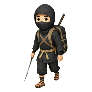 Ninja camino santiago sticker