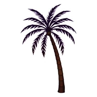 couché de soleil vibe palmier  sticker