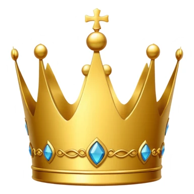 simple crown, no diamands sticker