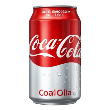 Can of coca cola sticker