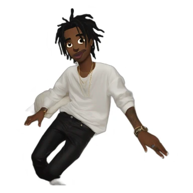 Playboi Carti the king vamp sticker