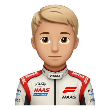 Ollie Bearman in Haas F1 Suit sticker