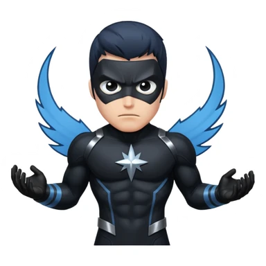 marvel character black bolt sticker