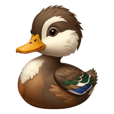 baby Mallard duck sticker