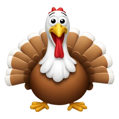 Good luck turkey sticker