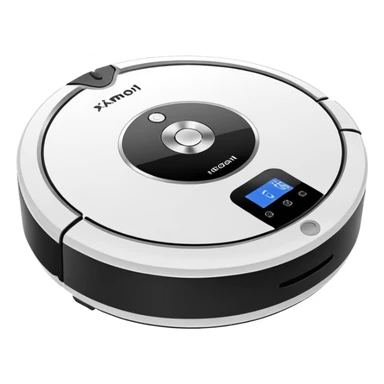 xiamoni robot vacuum white sticker