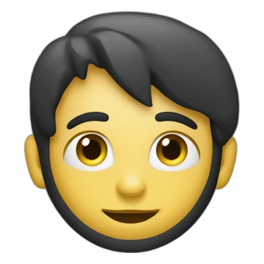 Cerchio giallo con sopra stella nera sticker