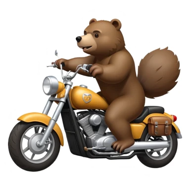 Bear popping a wheelie  sticker