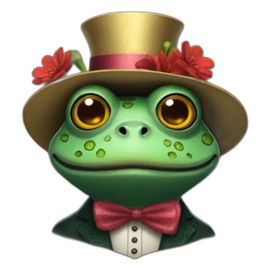mr frog day of the dead sticker