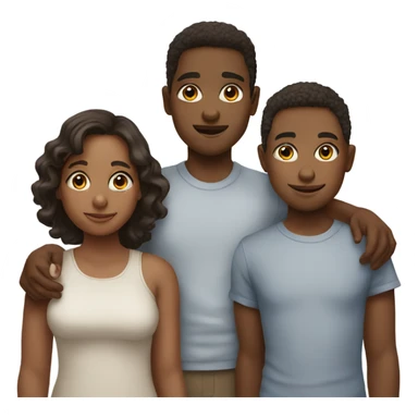 three siblings sticker