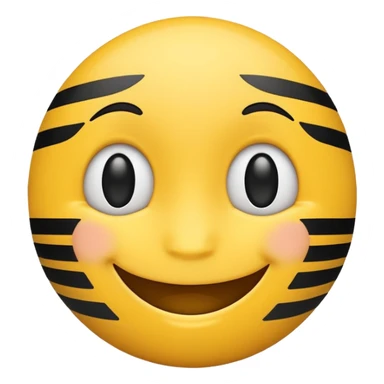 fait moi un emoji qui sourit mais au lieu d’être avec un fond jaune il a un fond arc en ciel mais avec du noir dans l’arc en ciel sticker