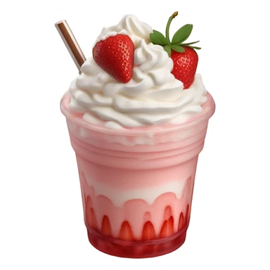 Strawberry frappe sticker