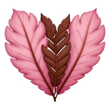 pink and brown autumn winter love  sticker