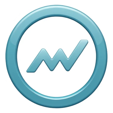 un icono de marca de verificación  un "check"  dentro de un círculo de color cian o turquesa, con un borde gris claro. sticker