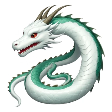 Dragon Haku from Spirited Away sticker