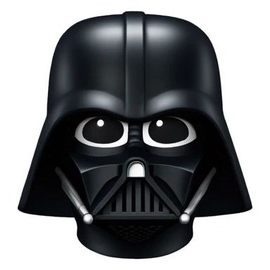 dark vader 3 quart view to right sticker