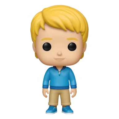 Fanko Pop Figure boy sticker