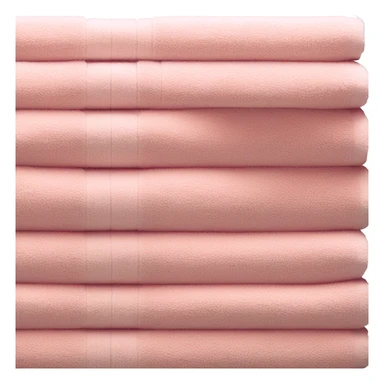 Light pink stacked towels sticker