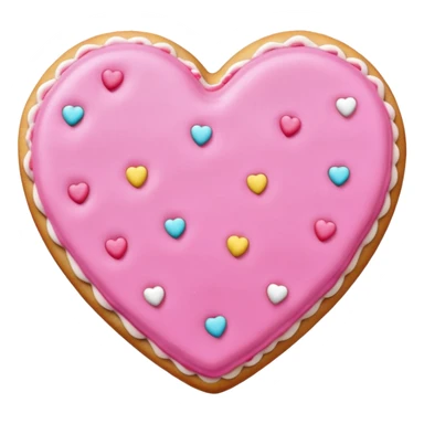 an aesthetic pink  christmas cookie sticker
