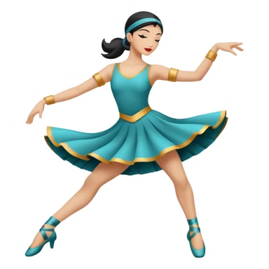 North-East (NE): "dancer_northeast: Create a minimal flat-vector dancer icon facing north-east. Pose same dynamic motion rotated to face NE. Black stroke 2px on transparent background, square canvas 1:1, SVG vector style, no text or facial features." sticker