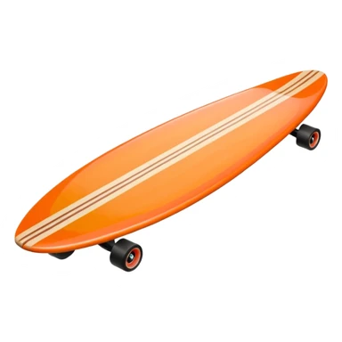 surfboard, Wooden Longboard sticker